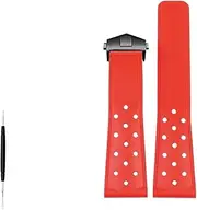 [BHUTMPJK] HPEPGCUCNT Breathable silicone strap 22mm Fit For TAG Heuer Fit For FORMULA 1 racing Carrera Race Fit For MONACO rubber watchband 22mm Men's Watch accessories