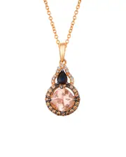 Le Vian Nude Palette 14K Rose Gold 1.01 ct. tw. Diamond & Morganite Pendant