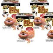 Durable 150W Reptile Basking Lamps (4-Pack) for Optimal Heating Conditions