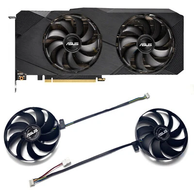 1 Set Graphics Card Cooling Fan for ASUS RTX 2060s/2070/2080/2080s DUAL EVO