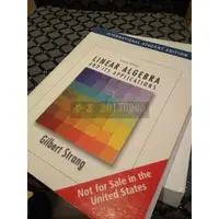 在飛比找蝦皮購物優惠-【夢書/H8】Linear Algebra and Its 