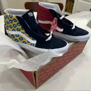 New Vans Sk8-Hi Tie Print Mix Mens size 10