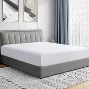 Kotton Culture 600 Thread Count Queen Fitted Bed Sheet Only 100% Egyptian Cotton - Premium Luxuriously Cooling Cotton Sheets with 19 Inches Extra Deep Pocket - Smooth Sateen Weave (White)