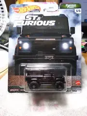 Hot Wheels Fast & Furious Land Rover Defender 90 with Real Riders