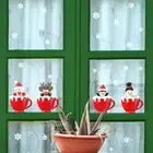 Self-adhesive Christmas Wall Stickers Wall Electrostatic Stickers Christmas