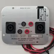 NEW BAG END BAGEND Speaker Subwoofer Input Jack Plate Neutrik