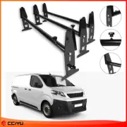 ?A Set Universal Roof Ladder Rack Cargo Square Van 3 bar For Chevy Dodge LUGGAGE