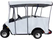 Doorworks Over-The-Top Extended 80 Inch Golf Cart Cover - 4 Passenger