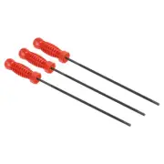 3Pcs Chainsaw Chain Sharpening File 4.8mm Round Chainsaw File Red