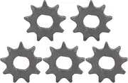 XIASABA Chain Sprocket T8F 9T Steel Engine Sprocket for 47cc 49cc Pocket Bike Scooter ATV Suitable for Various Small Vehicles With Premium and Lightweight Design