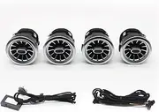 Front LED Turbine Air Vent Ambient Light Kit Replacement 3/64 ColorCompatible With V Class W447 2014-2020(3 color)