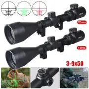 3-9x50EG Rifle scope /Shockproof air rifle sight / illuminated reticle + mounts