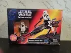 New Star Wars Imperial Speeder Bike W Biker Scout Figure 1995 Power of the Force