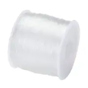 1 Roll 0.6mm Clear Stretch Elastic Beading Crystal Thread Crafts About 100m/roll