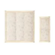 Computer Monitor Keyboard Dust Cover for 24 25 26 27 Inch PC Screen Flower