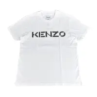 在飛比找momo購物網優惠-【KENZO】KENZO黑色印字LOGO綿質圓領短袖T恤(男