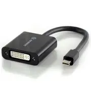 Alogic MDP-DVI-ACTV 20cm Active Mini DisplayPort to DVI Adapter Male to Femal 4K