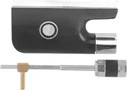 JEWEDECO 1 Set Violin Tuner Clip on Violin Parts Violin Bow Musical Equipment Accessory Fiddle Violin Accessories Professional Violin Replacement Bow Frog Cello Black Copper