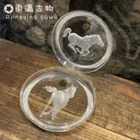 在飛比找蝦皮購物優惠-日本製HOYA 水晶立體生肖皿兩入A96