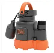 BLACK DECKER 1/4 HP Submersible Sump Pump, Tethered Switch