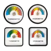 Easy to Read Thermometer Hygrometer Accurate Gauge for Terrariums Vivarium