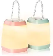 HOKOILN LED Camping Light 2 Pack Portable LED Tent Lantern 3 Modes for Backpacking Camping Hiking Fishing Emergency Light Battery Powered Lamp for Outdoor and Indoor