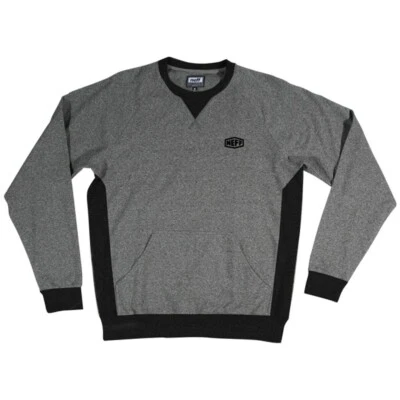 New Neff Men's Willow Crew Sweatshirt Medium Charcoal Heather Grey