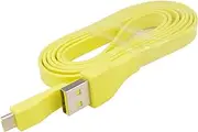 Meiso Replacement Charger Cable Cord Compatible with Logitech UE Boom/UE Boom 2/ Megaboom/Miniboom/Roll Wireless Speaker (Yellow)