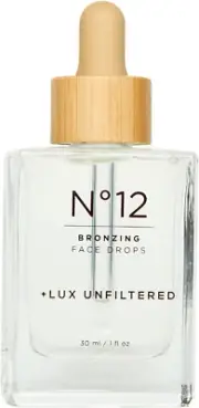 + Lux Unfiltered N°12 Bronzing Self Tanning Drops in Fragrance Free-Gluten Fr...
