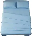 Bed Sheet Set Super Soft Microfiber 1800 Thread Count Luxury Egyptian Sheets 16-