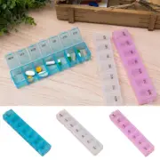7 Days Pill Dispenser Pill Box Storage Box Weekly Medicine Case Pill Holders ❤