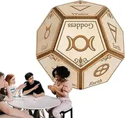 12-Sided Decision Dice,Rolling Polyhedral Decider Dice Game | Decision Maker Board Game for Outgoing School Road Trips Travel Dates College Dorm Apartment