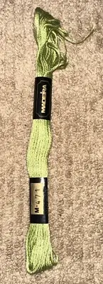 Vtg Madeira 6 Strand Cotton Floss M-471 Green NOS