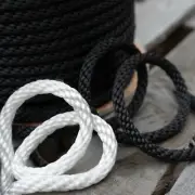 Solid Braid Nylon Rope Marine Utility Dock Lines Industrial Cargo Tie Down Tents