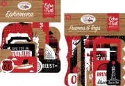 Echo Park LET's GO ANYWHERE *2 Packs* Ephemera Die Cuts + Frames & Tags 66pcs