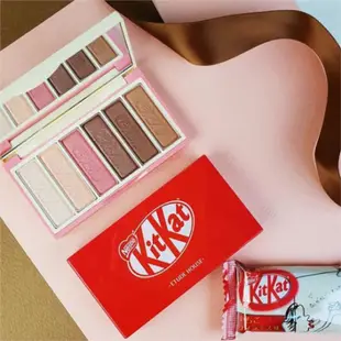 〰️Etude House x KitKat 聯名迷你巧克力玩色眼影盤〰️ 大地色 粉嫩色 眼影新手 好搭配✨