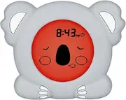 Oricom 08KBear Koala Bear Sleep Trainer Clock - Sleep Routine Baby Infant Toddler Kids Child, USB, Backlit Display, Icons Sun Moon, Sleep Habits, Night Time