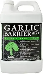Garlic Barrier 2002 AG+ Liquid Spray, 1 Gallon, White