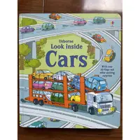 在飛比找蝦皮購物優惠-全新 Usborne Look inside [Cars] 