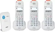 Vtech Careline Cordless Bundle - NBN Ready Phone System - 3 Handsets