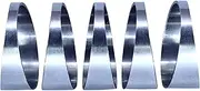 REMTUNE 90 degree 5" 304 Stainless Steel Pie Cuts (Not Welded) - Laser Cut and Deburred for Custom Exhaust and Fabrication Projects (5pcs)