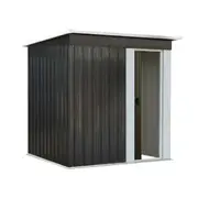 Livsip Garden Shed Outdoor Storage Sheds 1.62x0.86M Workshop Cabin Metal House