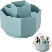 360-Degree Rotating Pen Pencil Holder Desktop Stationery Organizer Storage Box Cosmetics Sundance Office multi-compartment pen holder, desk organizer,rotating ball box Desktop storage Ball Box