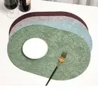Anti Slip Dining Table Place Mats Oval Table Protective Pads Household