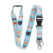 Cool Cats & Kittens Lanyard Neck Strap With Card/Badge Holder or Key Ring
