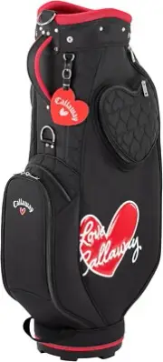 Callaway Golf Ladies Caddy Bag LOVE 25 JM 8.5 x 46 inch 2.9kg Black 5125049