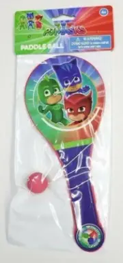 PJ Masks Super Hero Kids Birthday Gift Party Paddle Ball Toys