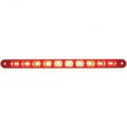 United Pacific 38943 - 9 Inch , Turn, Tail 10 LED Light Bar - Red LED