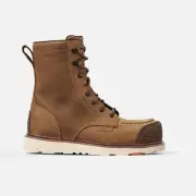 BRUNT Workwear Men's 8" Marin Brunt Toe Composite Toe EH Waterproof Wedge Work B