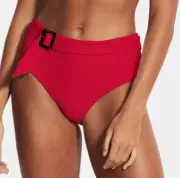 NEW WITH TAGS LADIES SEAFOLLY CAPRI SEA WIDE SIDE RETRO BIKINI PANTS